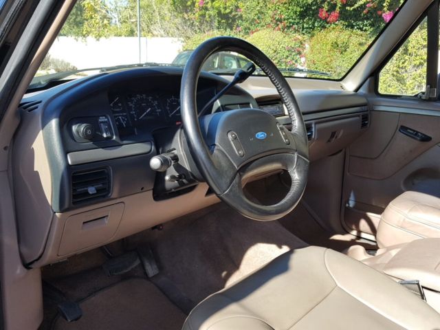 1993 Black Ford Bronco Coupe