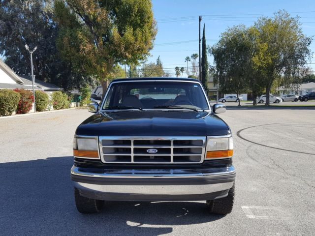 1993 Black Ford Bronco Coupe