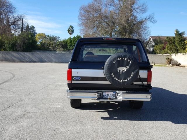 1993 Black Ford Bronco Coupe