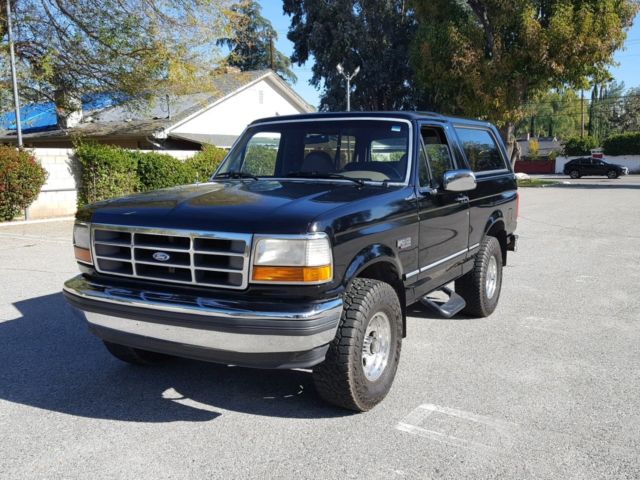1993 Black Ford Bronco Coupe