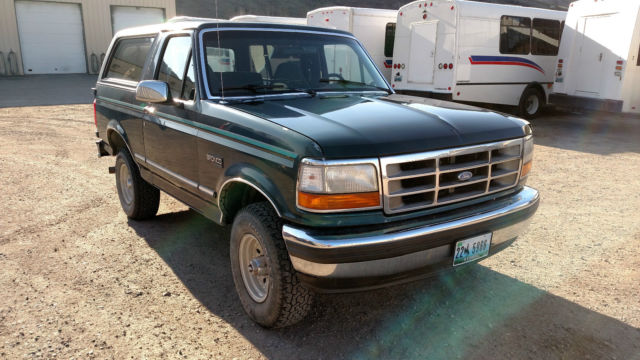 1994 Green Ford Bronco SUV