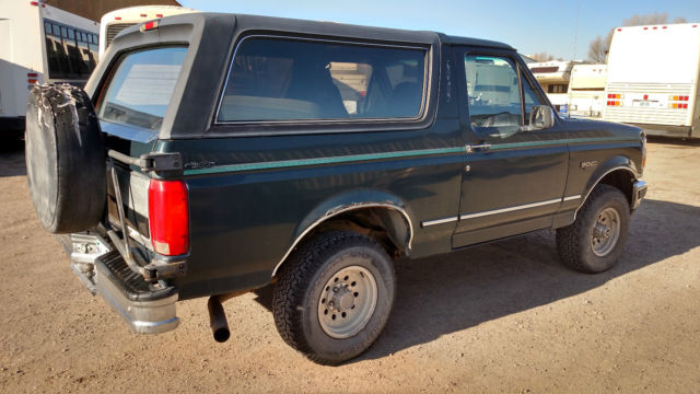 1994 Green Ford Bronco SUV