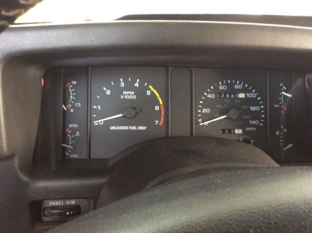 1993 Black Ford Mustang Hatchback