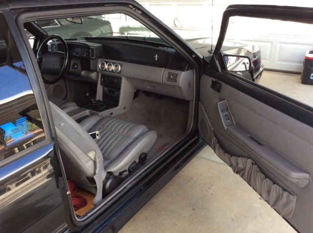 1993 Black Ford Mustang Hatchback