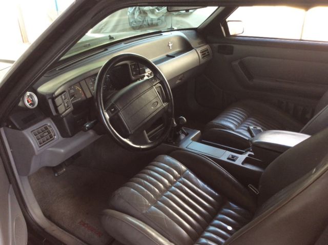 1993 Black Ford Mustang Hatchback