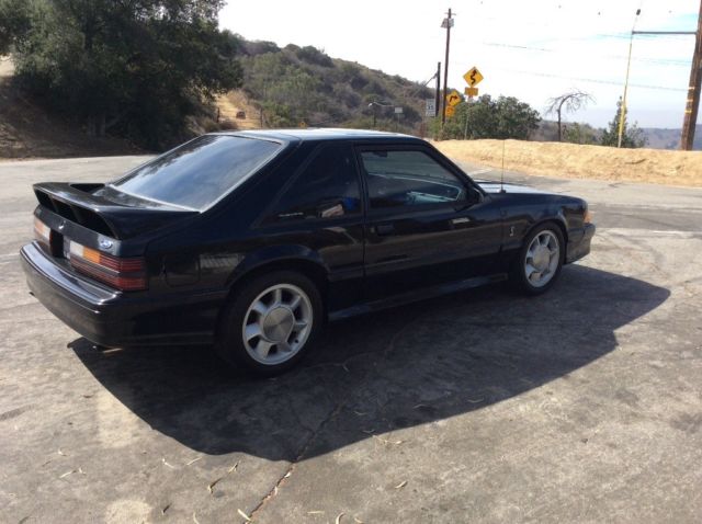 1993 Black Ford Mustang Hatchback
