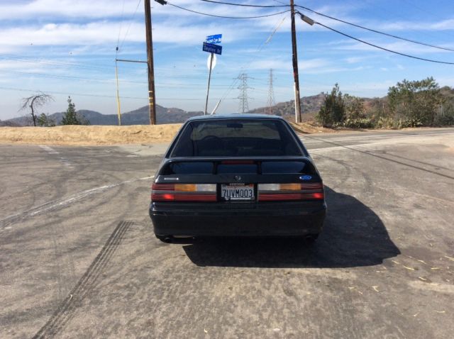 1993 Black Ford Mustang Hatchback