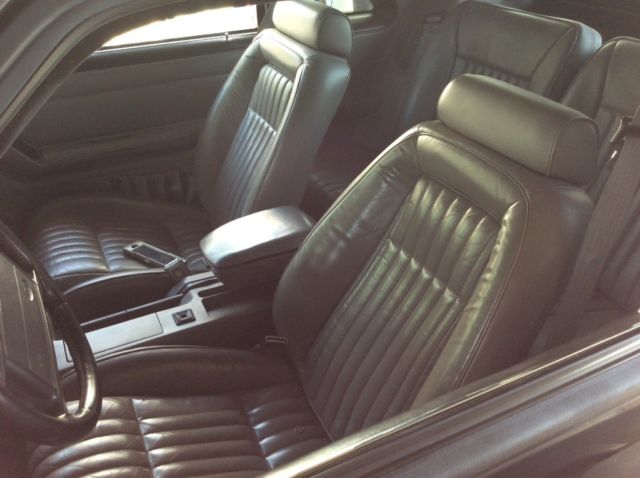 1993 Black Ford Mustang Hatchback