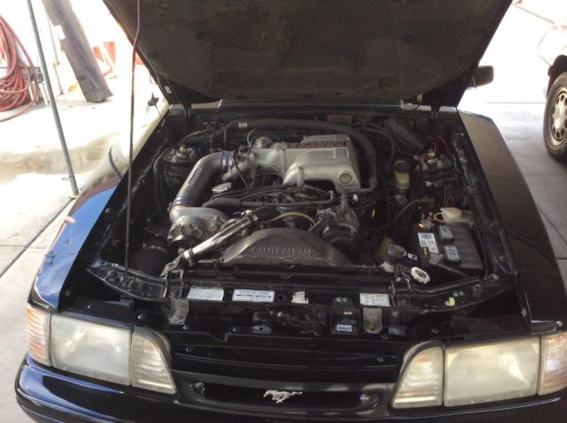 1993 Black Ford Mustang Hatchback