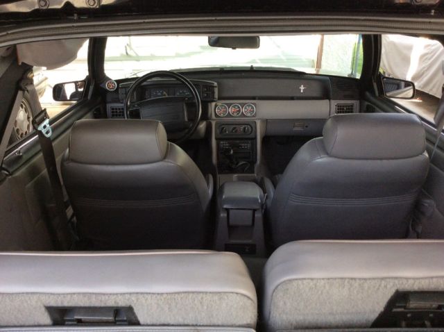 1993 Black Ford Mustang Hatchback