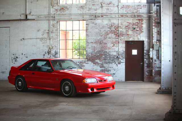 1993 Red Ford Mustang Coupe