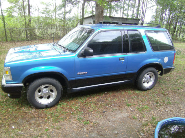 1993 Blue Ford Explorer Sport