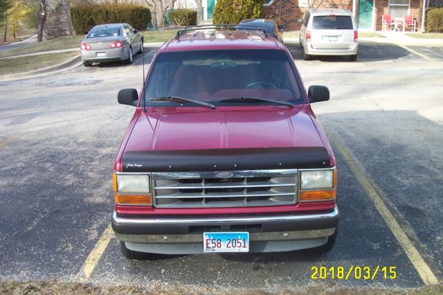 1993 Red Ford Explorer