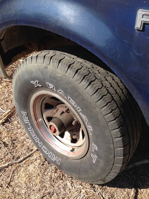 1993 Red Ford F-150 Standard Cab Pickup