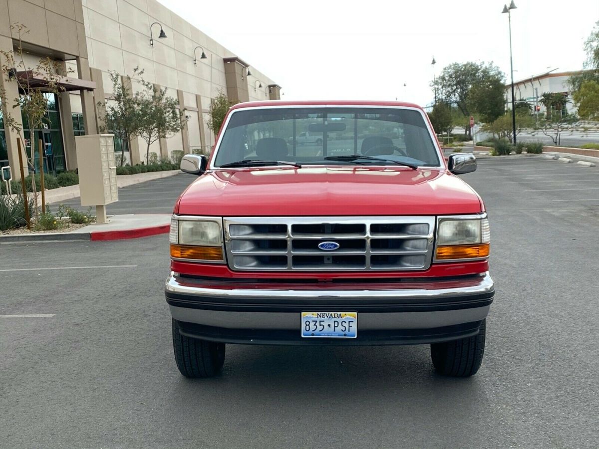 1993 Red Ford F-150 Standard Cab Pickup