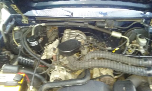 1993 Blue Ford F-150 Standard Cab Pickup