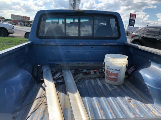 1993 Blue Ford F-150 Standard Cab Pickup