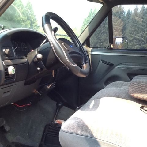 1993 black Ford F-150 Standard Cab Pickup