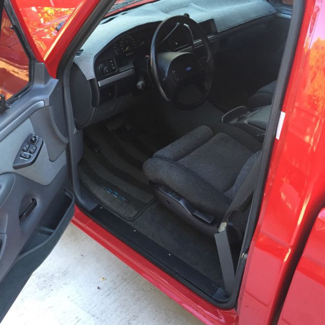 1993 RED Ford F-150 Standard Cab Pickup