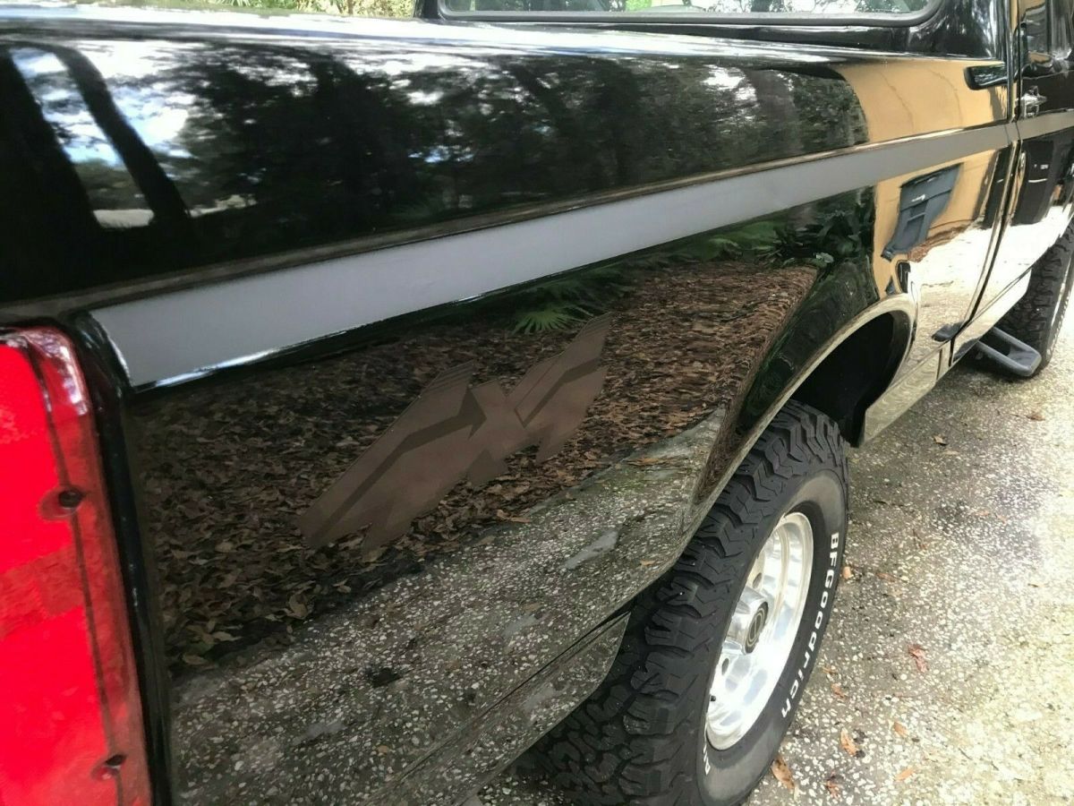 1993 Black Ford F-150 Standard Cab Pickup SWB