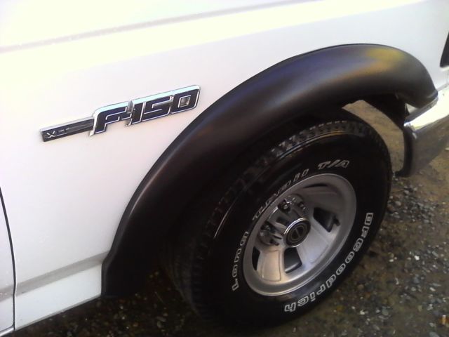 1993 White Ford F-150 Standard Cab Pickup