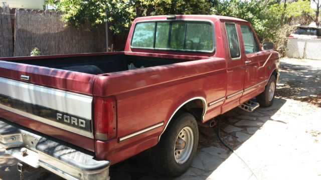1993 Red Ford F-150