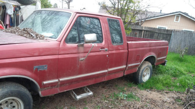 1993 Red Ford F-150