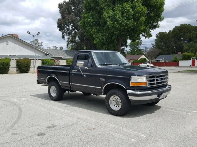 1993 Black Ford F-150 Standard Cab Pickup