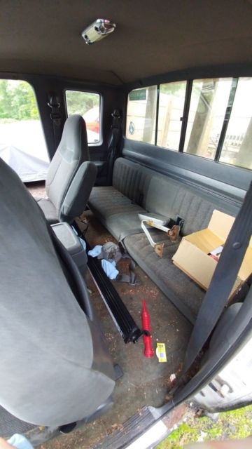 1993 BLACK Ford F-150 EXTENDED CAB PICKUP