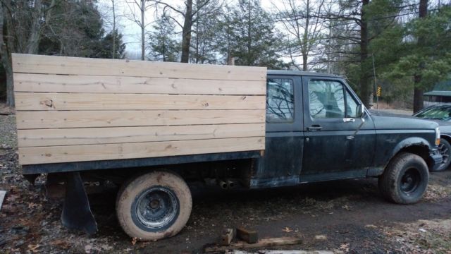 1993 BLACK Ford F-150 EXTENDED CAB PICKUP