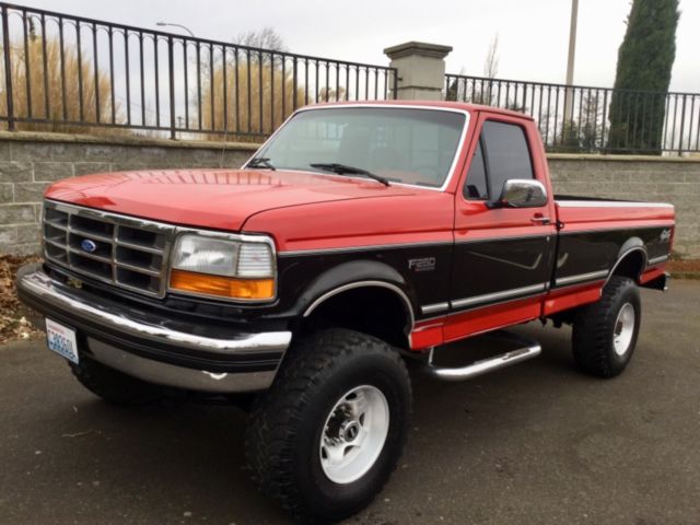 1993 Black red Ford F-250