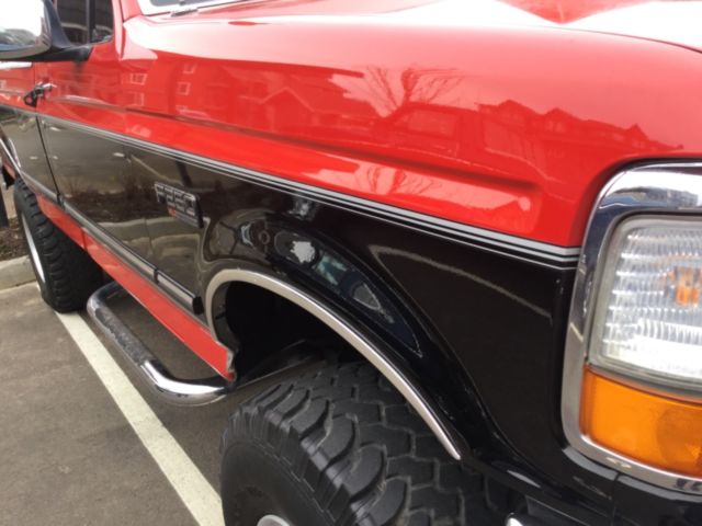 1993 Black red Ford F-250