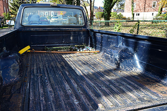 1993 Blue Ford F-250 Standard Cab Pickup