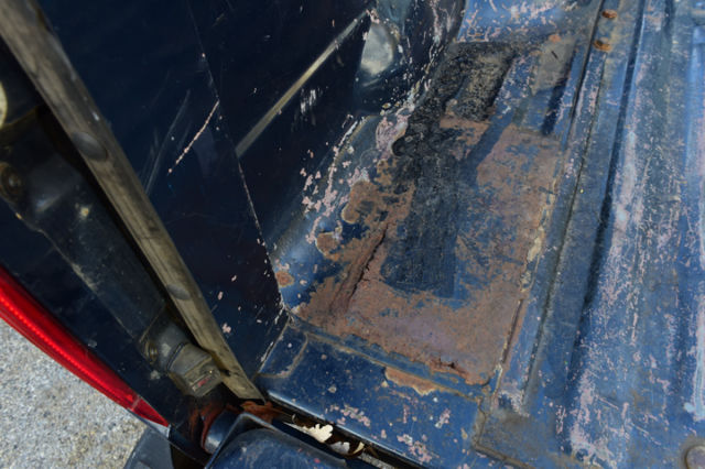 1993 Blue Ford F-250 Standard Cab Pickup