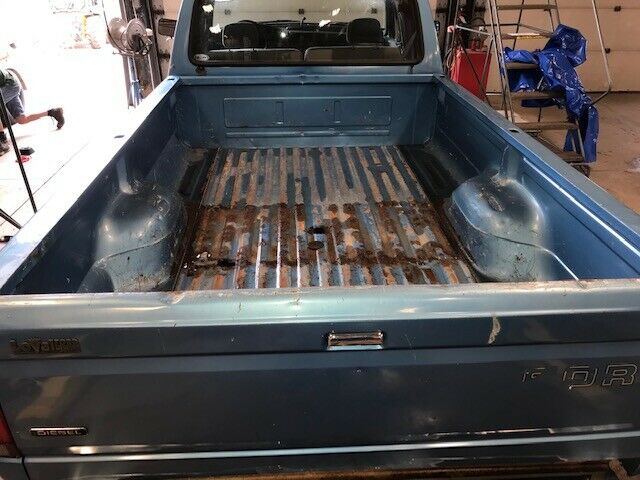 1993 Blue Ford F-250 Crew Cab Pickup