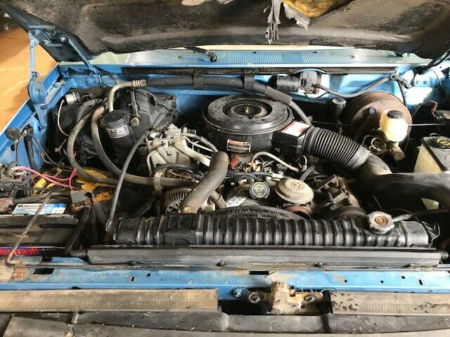 1993 Blue Ford F-250 Crew Cab Pickup