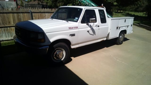 1993 White Ford F-250 Extended Cab Pickup