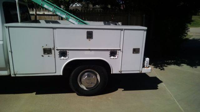 1993 White Ford F-250 Extended Cab Pickup