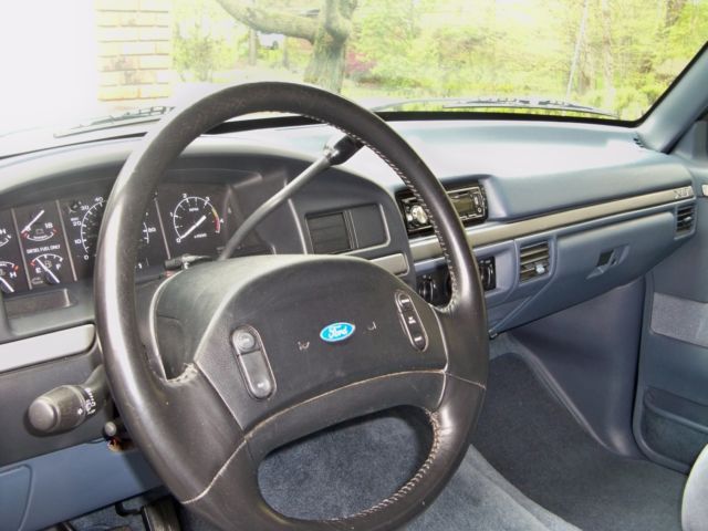 1993 Blue Ford F-250 Extended Cab Pickup