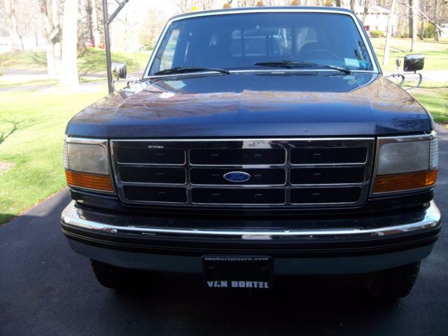 1993 Blue Ford F-250 Extended Cab Pickup