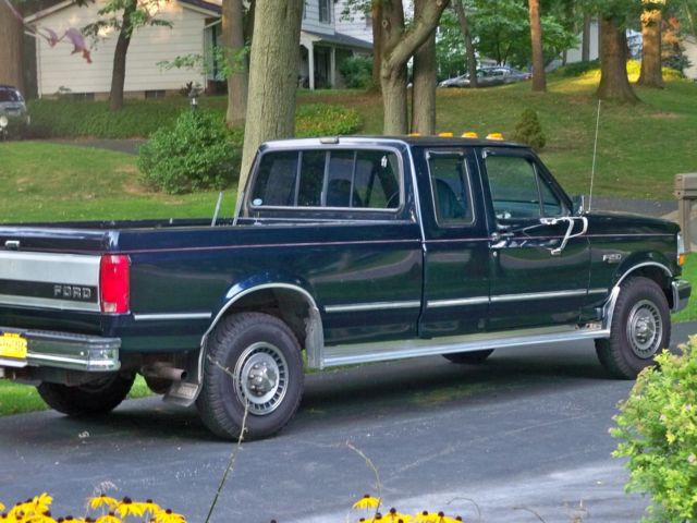 1993 Blue Ford F-250 Extended Cab Pickup