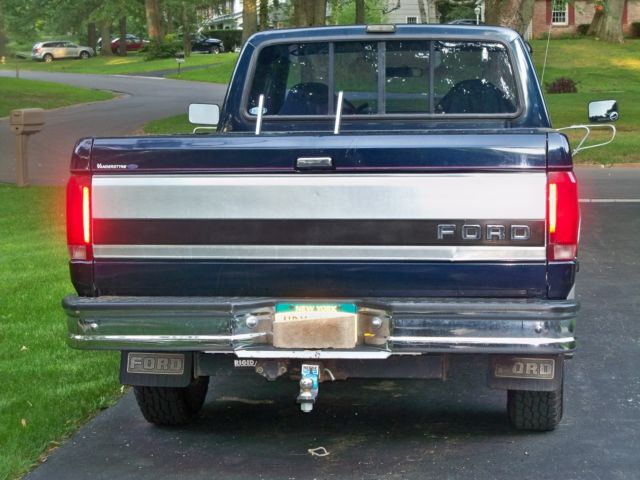 1993 Blue Ford F-250 Extended Cab Pickup