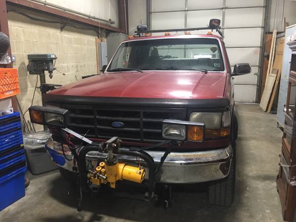 1993 Red Ford F-250 Extended Cab Pickup