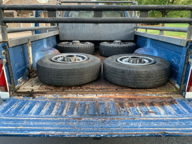 1993 Blue Ford F-350 Standard Cab Pickup