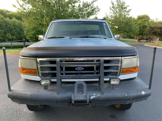 1993 Blue Ford F-350 Standard Cab Pickup