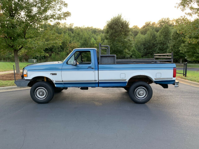 1993 Blue Ford F-350 Standard Cab Pickup