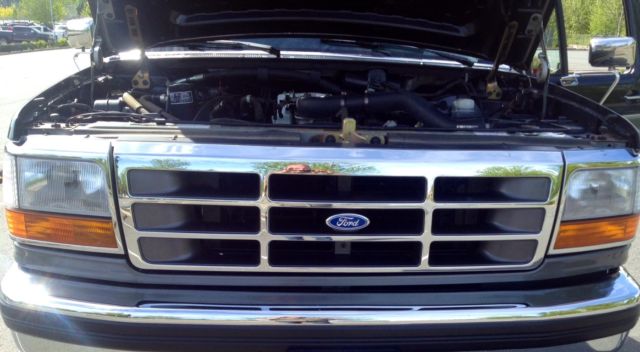 1993 Black/Grey Ford F-350 Crew Cab Pickup