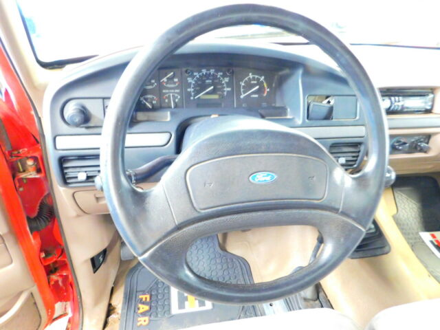 1993 Red Ford F-350 Crew Cab Pickup