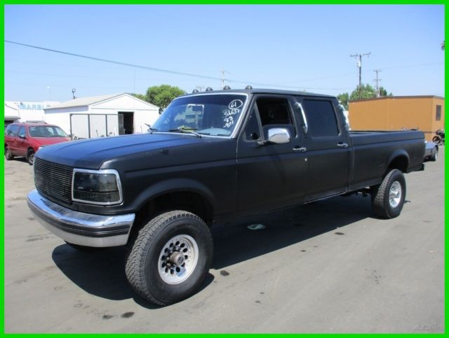 1993 Black Ford F-350 Pickup Truck