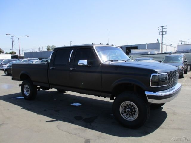1993 Black Ford F-350 Pickup Truck